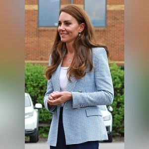 Zara Houndstooth Blazer